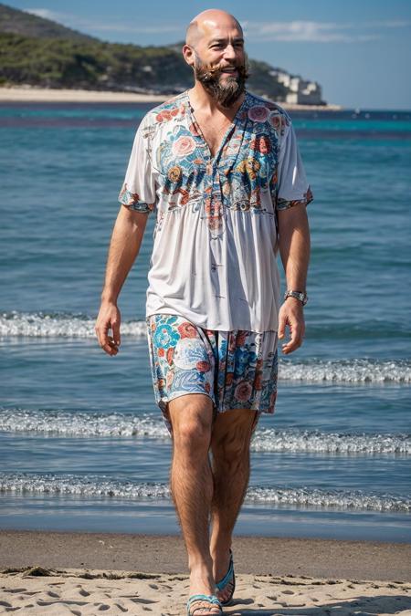 Bohemian attire for fat sales male
